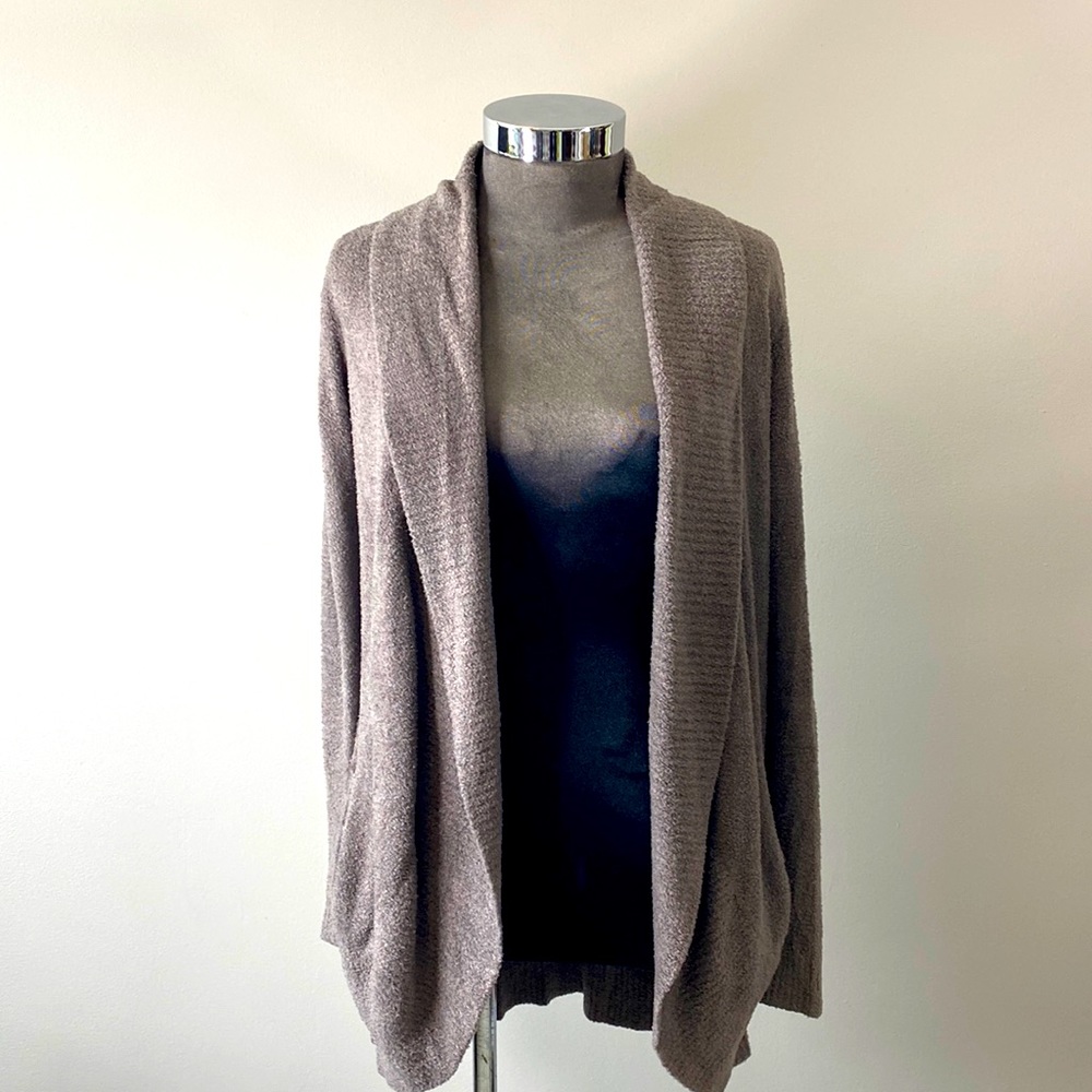 Barefoot Dreams gray bleazer/cardigan size XS/S B60